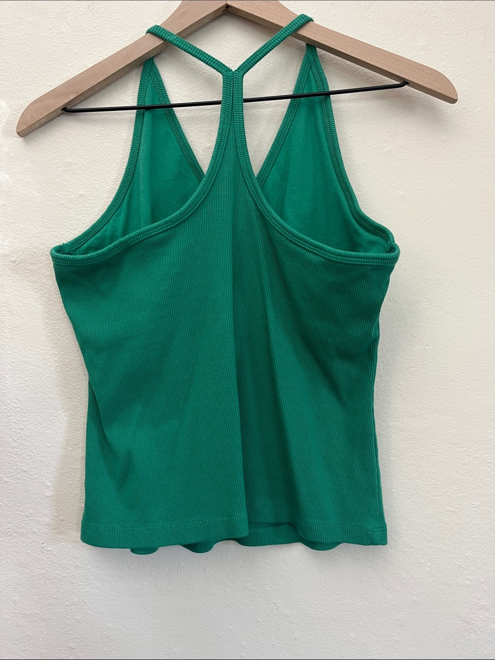 Old Navy Emerald Ribbed V-Neck Tank with Racerback - Picture 6 of 6